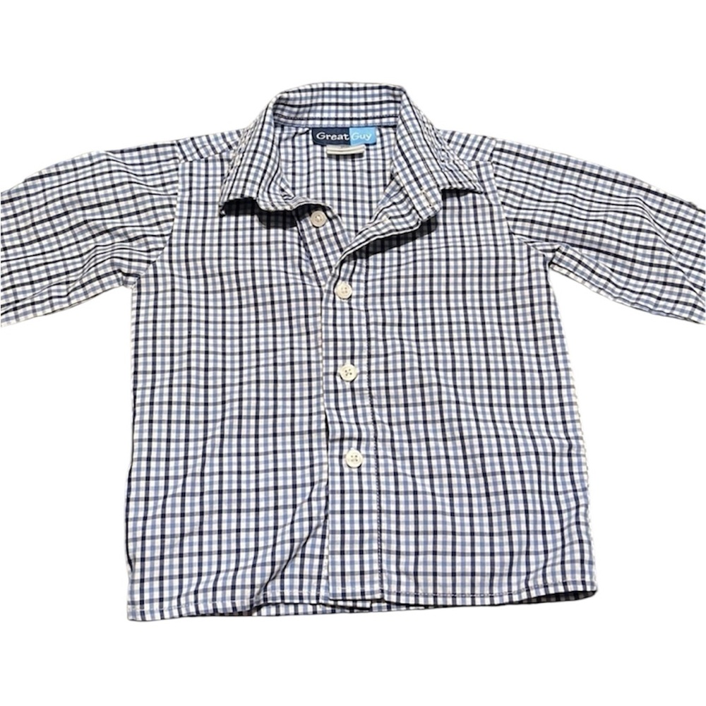 Great Guy Baby Toddler Boys Long Sleeve Button Down 2T